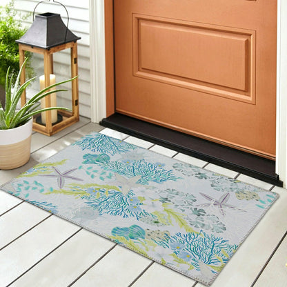 Seabreeze Reef Polyester Area Rug | Plow & Hearth