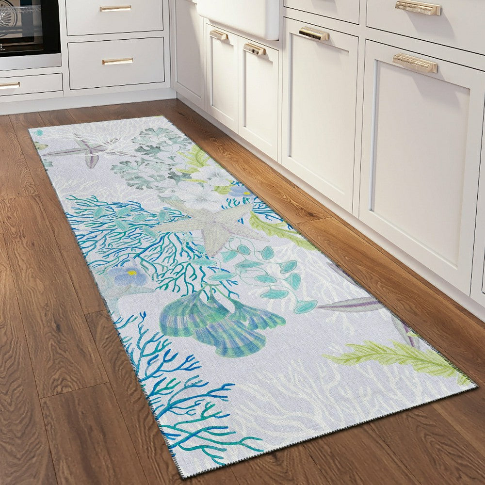 Seabreeze Reef Polyester Area Rug | Plow & Hearth
