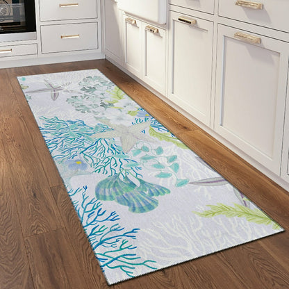 Seabreeze Reef Polyester Area Rug | Plow & Hearth