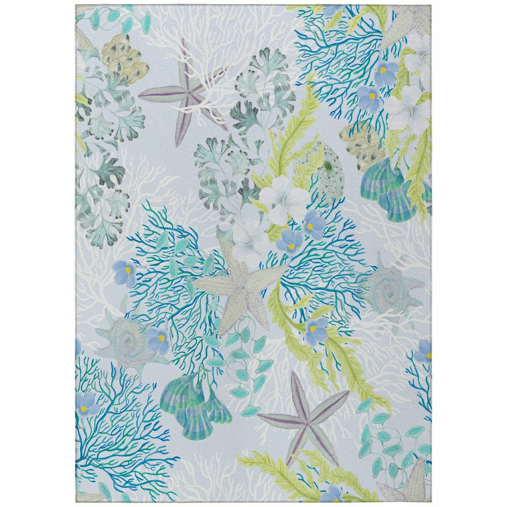 Seabreeze Reef Polyester Area Rug | Plow & Hearth