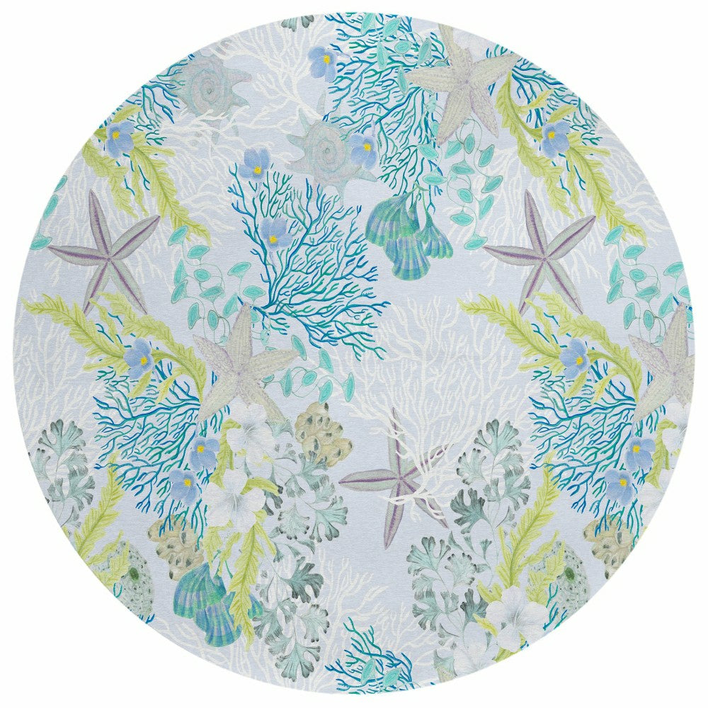 Seabreeze Reef Polyester Area Rug | Plow & Hearth