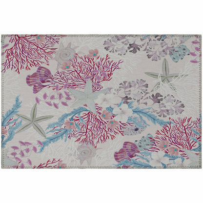 Seabreeze Reef Polyester Area Rug | Plow & Hearth