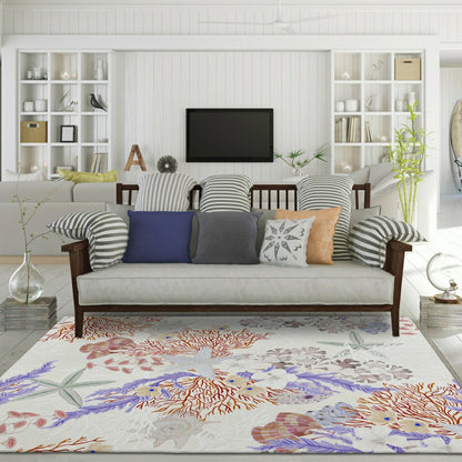 Seabreeze Reef Polyester Area Rug | Plow & Hearth