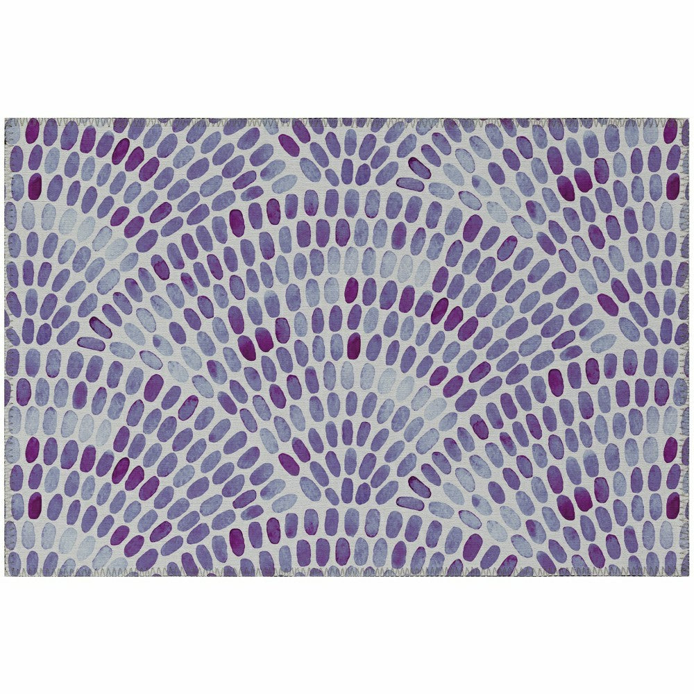 Seabreeze Mosaic Polyester Area Rug | Plow & Hearth
