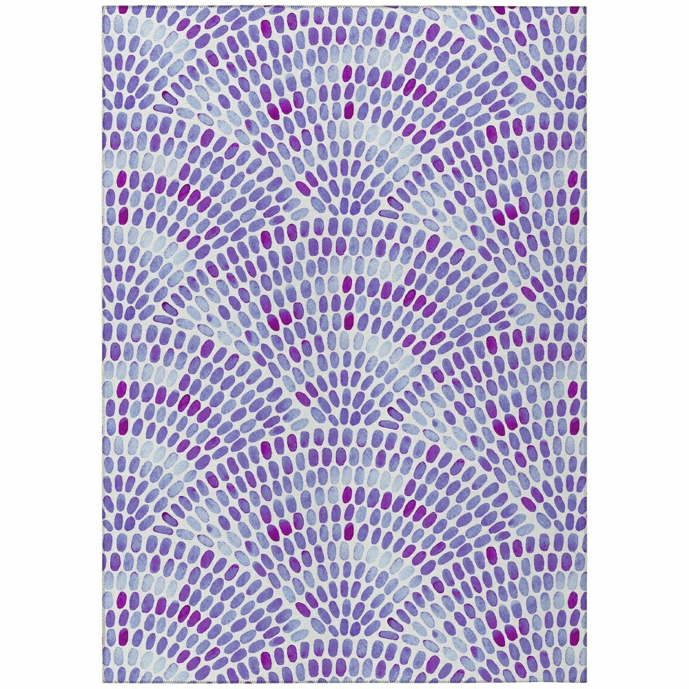 Seabreeze Mosaic Polyester Area Rug | Plow & Hearth