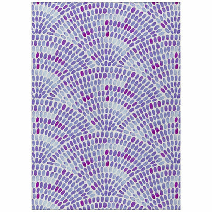 Seabreeze Mosaic Polyester Area Rug | Plow & Hearth