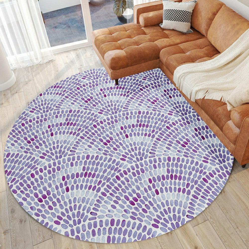 Seabreeze Mosaic Polyester Area Rug | Plow & Hearth