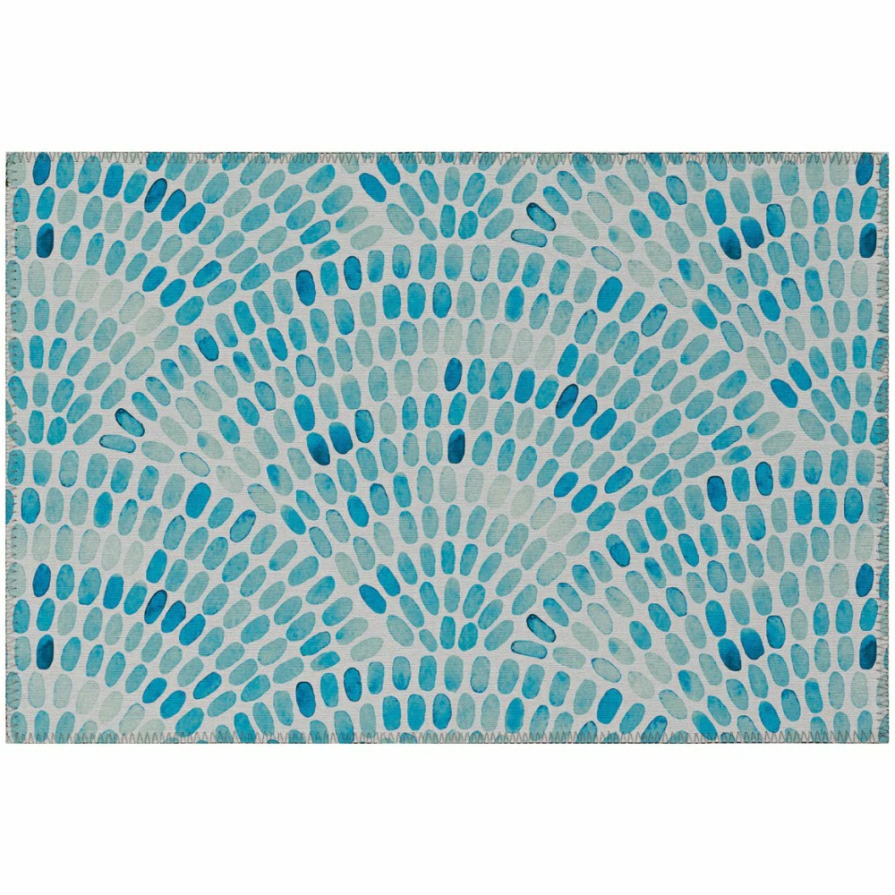 Seabreeze Mosaic Polyester Area Rug | Plow & Hearth