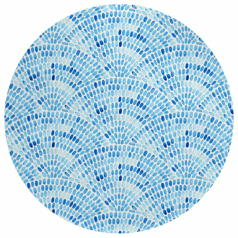 Seabreeze Mosaic Polyester Area Rug | Plow & Hearth