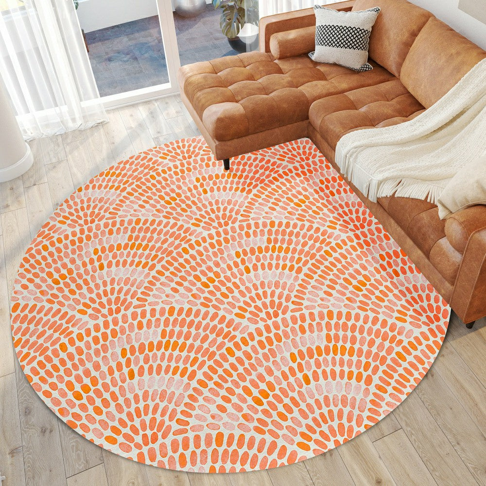 Seabreeze Mosaic Polyester Area Rug | Plow & Hearth