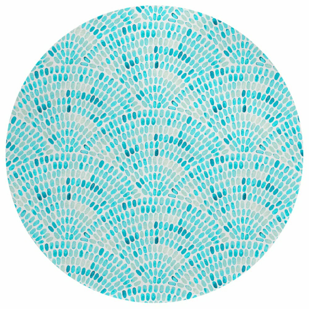 Seabreeze Mosaic Polyester Area Rug | Plow & Hearth