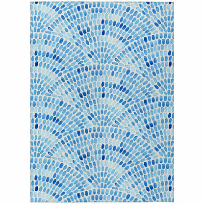 Seabreeze Mosaic Polyester Area Rug | Plow & Hearth