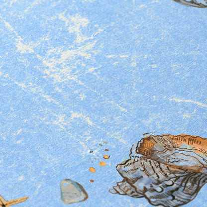 Seabreeze Seashell Polyester Area Rug | Plow & Hearth