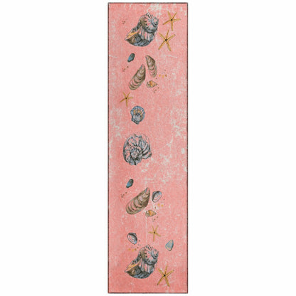 Seabreeze Seashell Polyester Area Rug | Plow & Hearth
