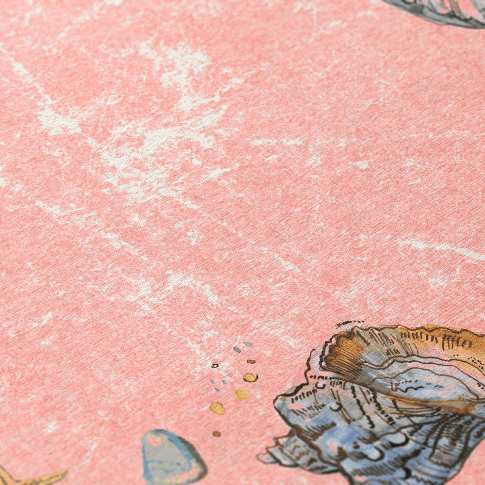 Seabreeze Seashell Polyester Area Rug | Plow & Hearth