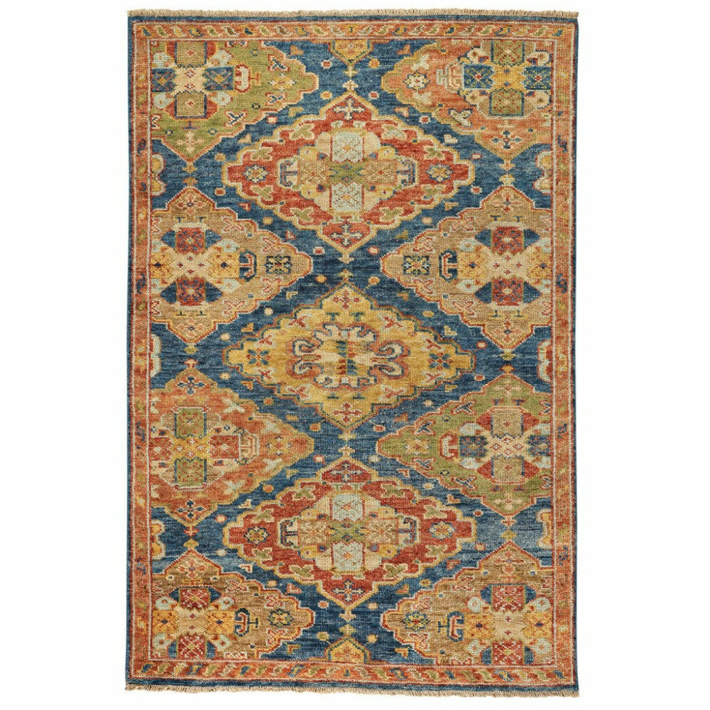 Charise Kazak Wool Area Rug | Plow & Hearth