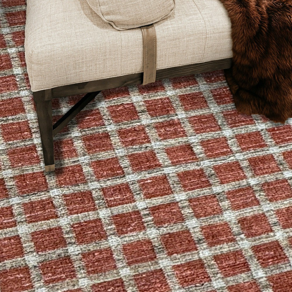 Tattersall Wool Area Rug | Plow & Hearth