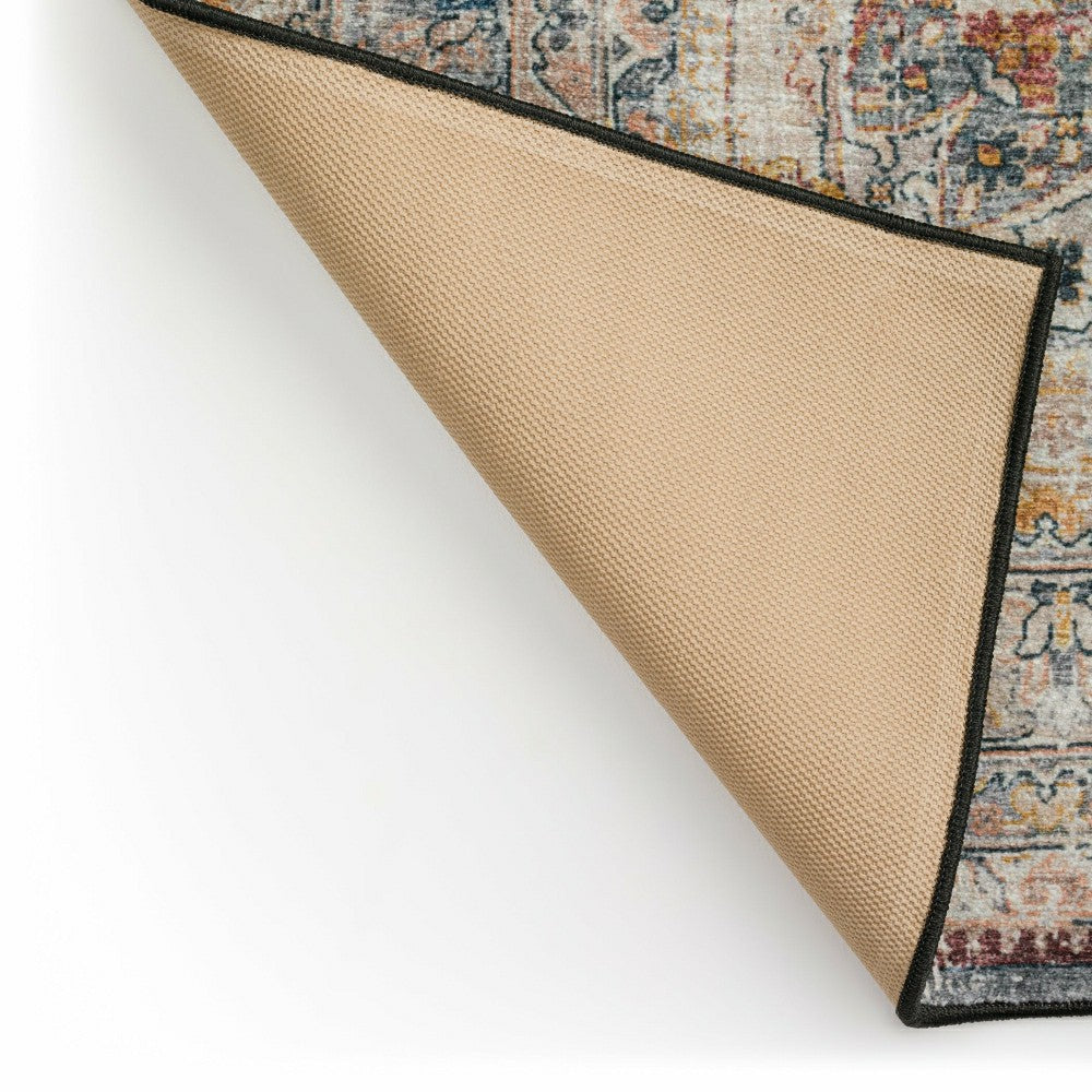 Jericho Charcoal Polyester Area Rug | Plow & Hearth
