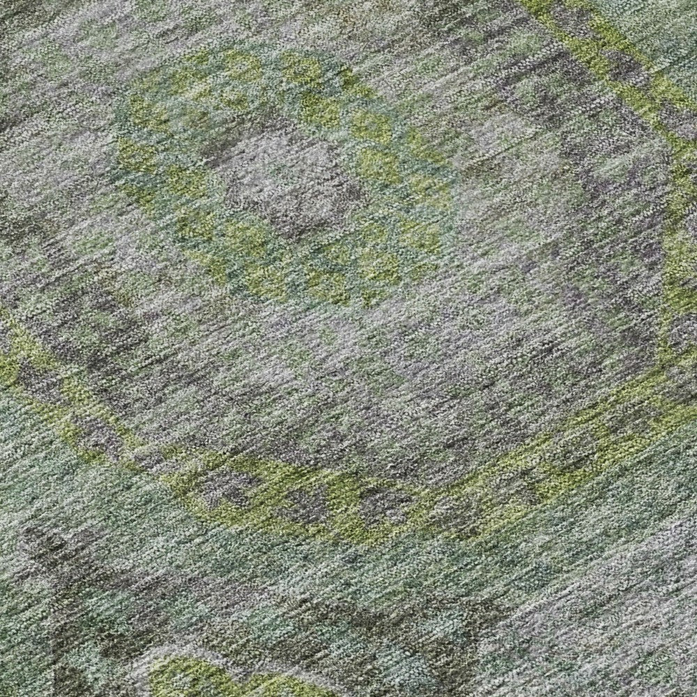 Karaj Circles Polyester Area Rug | Plow & Hearth