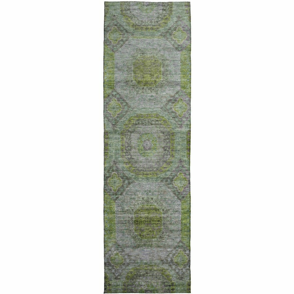 Karaj Circles Polyester Area Rug | Plow & Hearth