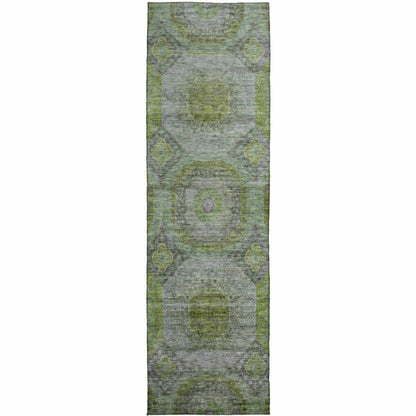 Karaj Circles Polyester Area Rug | Plow & Hearth