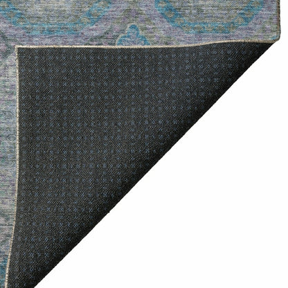 Karaj Circles Polyester Area Rug | Plow & Hearth