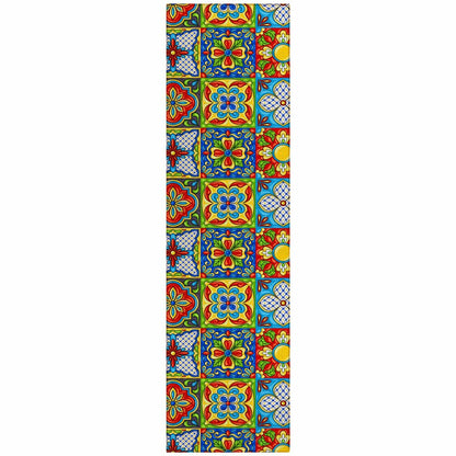 Kendall Talavera Inspired Polyester Area Rug | Plow & Hearth