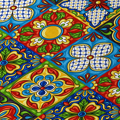 Kendall Talavera Inspired Polyester Area Rug | Plow & Hearth