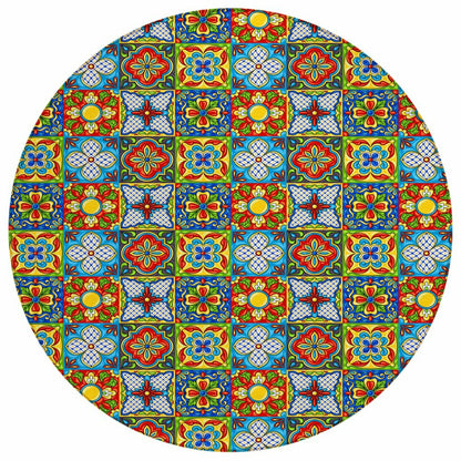 Kendall Talavera Inspired Polyester Area Rug | Plow & Hearth