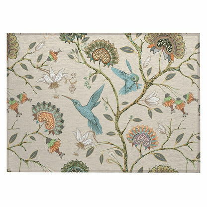Kendall Birds Polyester Area Rug | Plow & Hearth