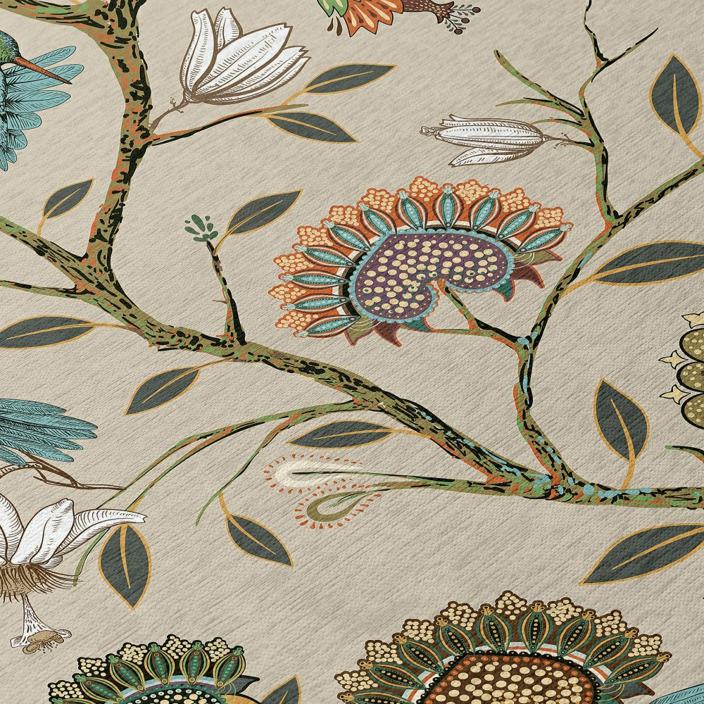 Kendall Birds Polyester Area Rug | Plow & Hearth