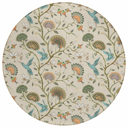 Kendall Birds Polyester Area Rug | Plow & Hearth