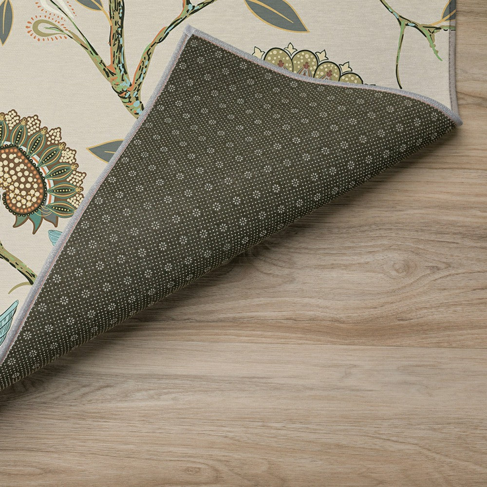 Kendall Birds Polyester Area Rug | Plow & Hearth