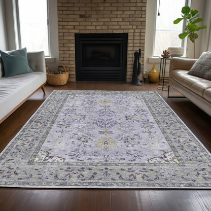 Hatay Lavender Polyester Rug | Plow & Hearth