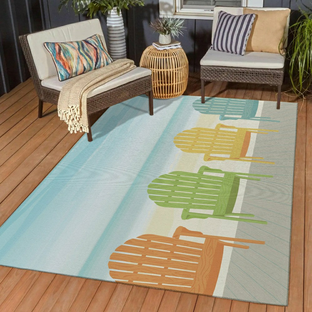 Oceanside Polyester Rug | Plow & Hearth
