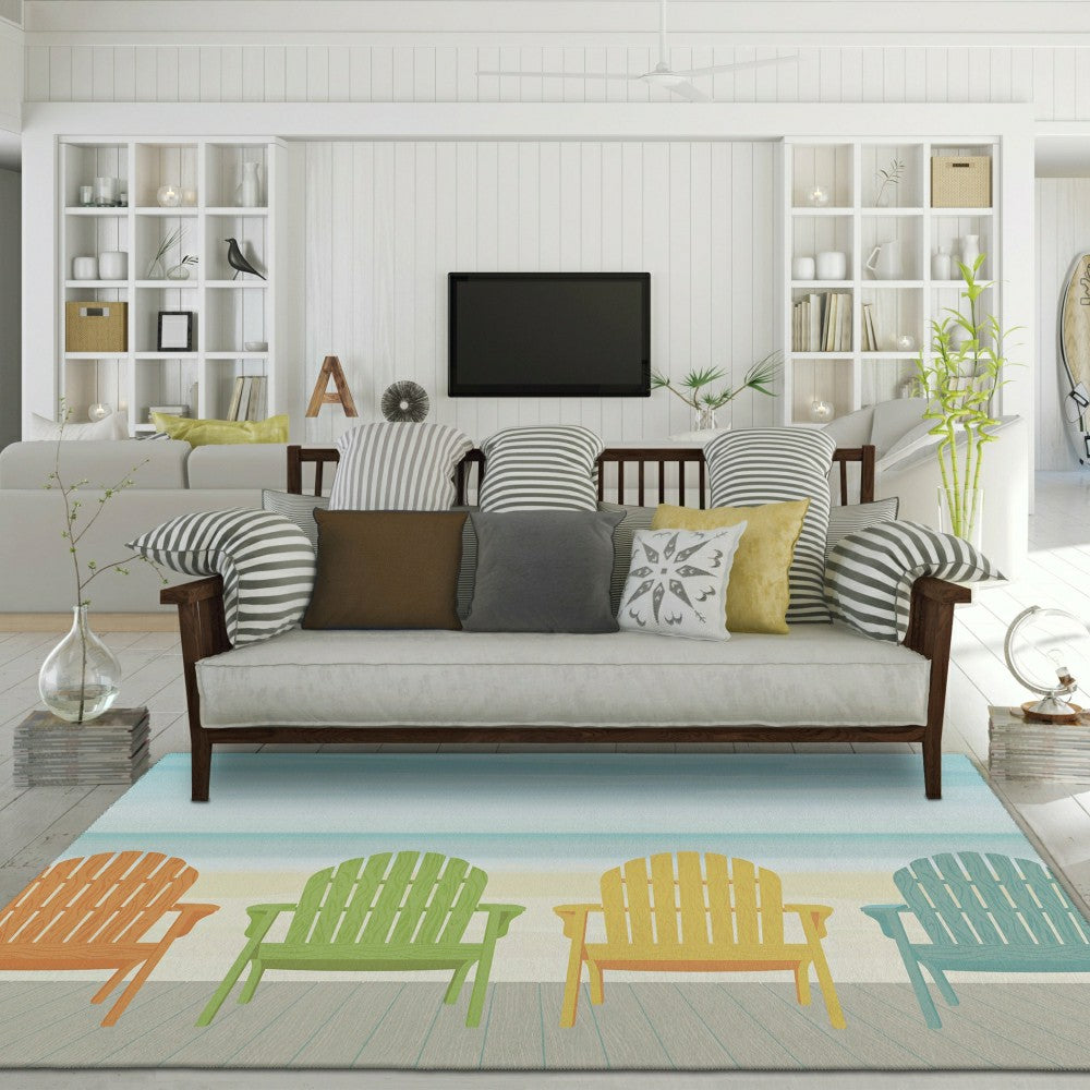 Oceanside Polyester Rug | Plow & Hearth