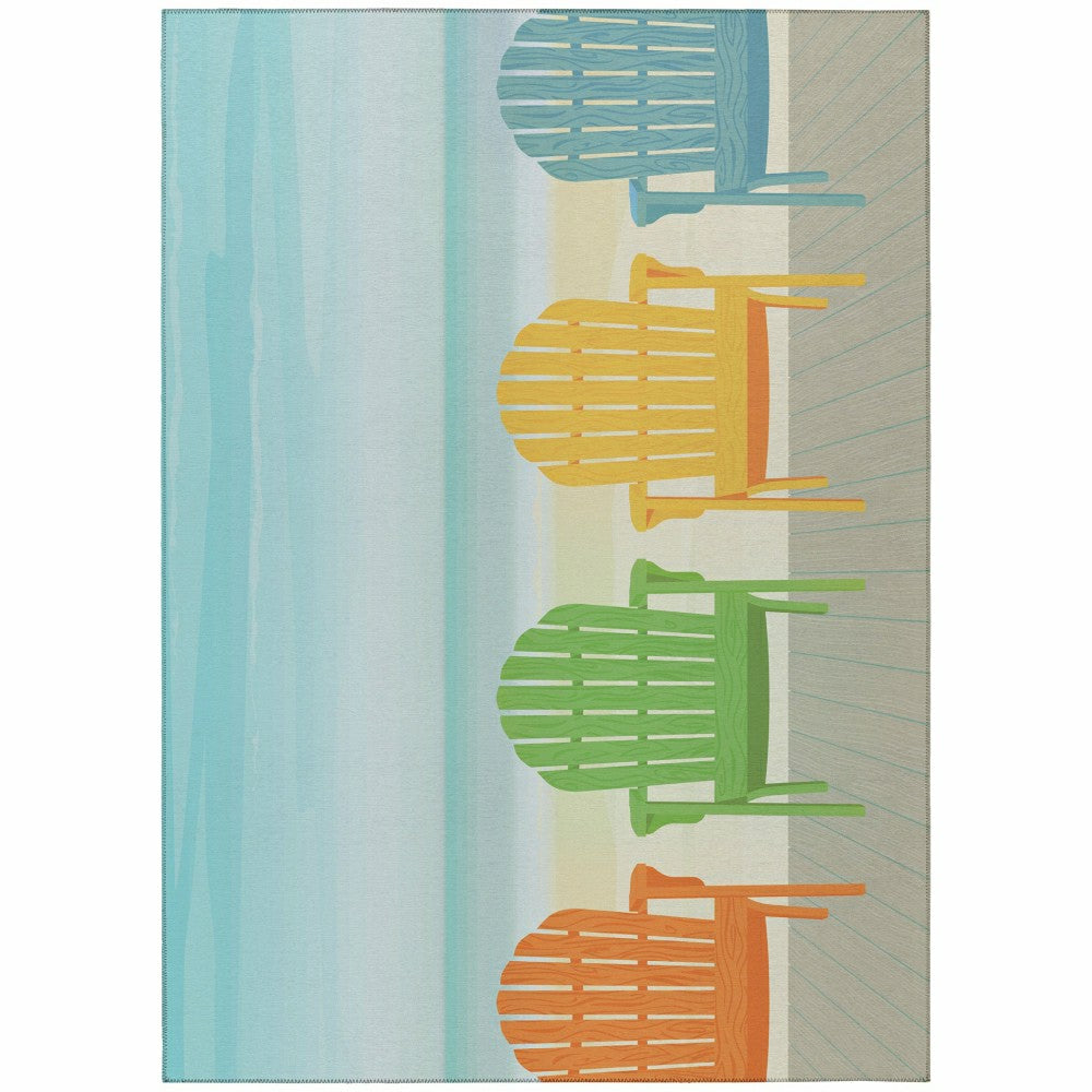 Oceanside Polyester Rug | Plow & Hearth