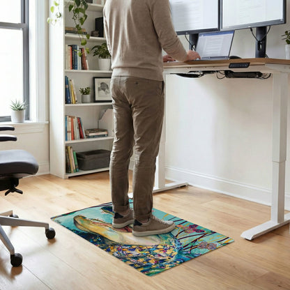 Seaside Retreat Anti-Fatigue Mat, Alligator, 30"x18" | Plow & Hearth