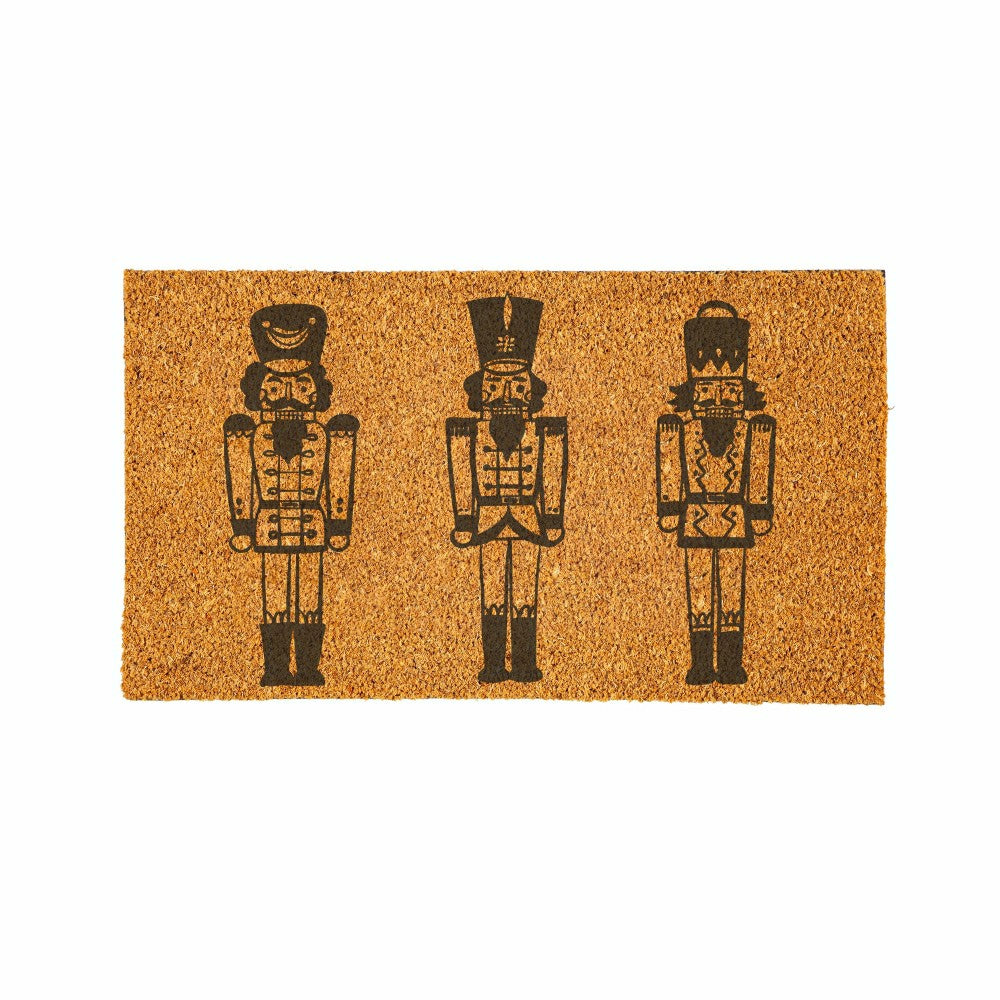 Three Nutcrackers Coir Mat, 36"x24" | Plow & Hearth