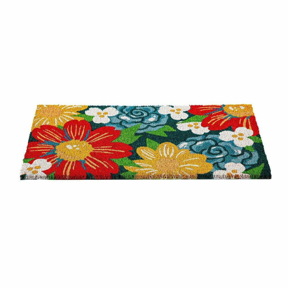 Big Bold Florals Coir Mat | Plow & Hearth