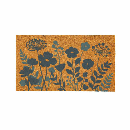 VivaStyle Gilded Meadow Coir Mat, 30"L x 18"H | Plow & Hearth
