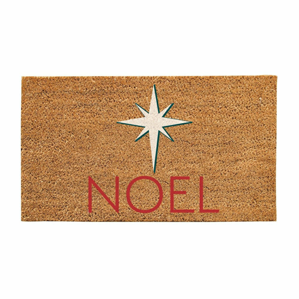 Noel Natural Coir Mat, 30" x 18" | Plow & Hearth
