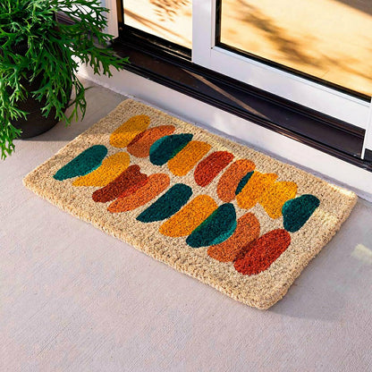 Painter's Palette Coir Door Mat | Plow & Hearth