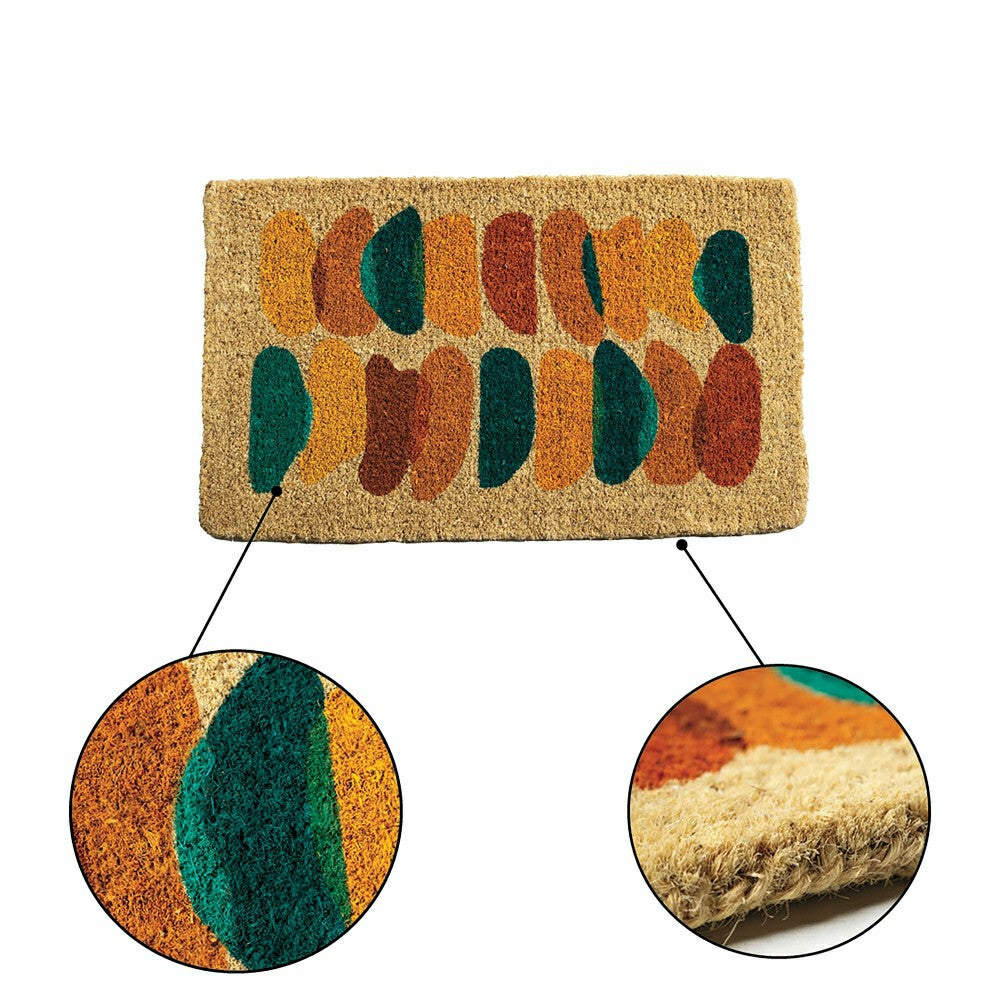 Painter's Palette Coir Door Mat | Plow & Hearth