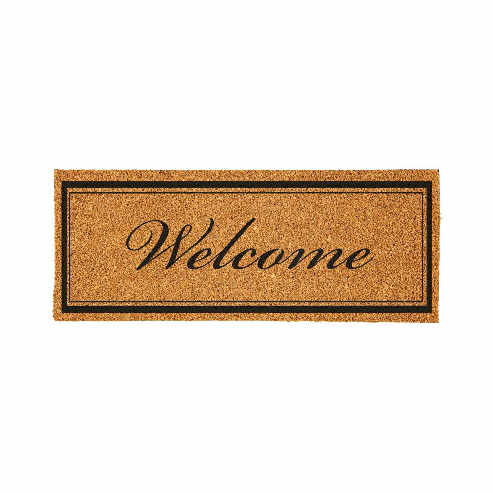 Large Format Welcome Coir Mat, 2' x 5' | Plow & Hearth