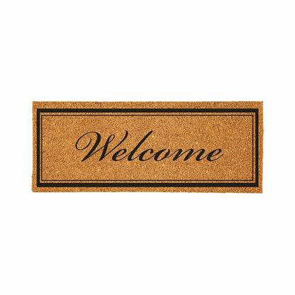 Large Format Welcome Coir Mat, 2' x 5' | Plow & Hearth