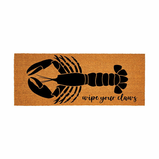 Coastal Coir Mat Lobster 60x24" | Plow & Hearth