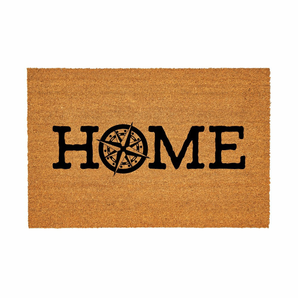 Coastal Coir Mat Nautical Home 36x24" | Plow & Hearth