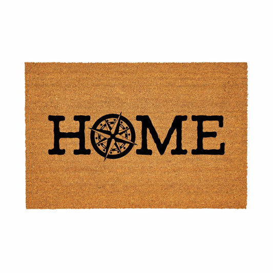 Coastal Coir Mat Nautical Home 36x24" | Plow & Hearth