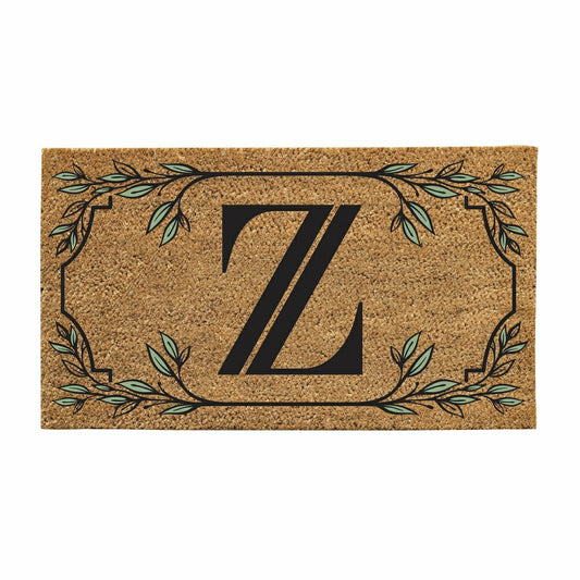 Monogram Coir Mat, Letter "Z" | Plow & Hearth